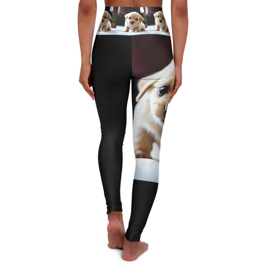 High Waisted Yoga Leggings (AOP)