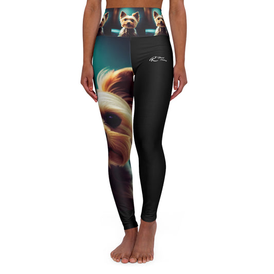 High Waisted Yoga Leggings (AOP)