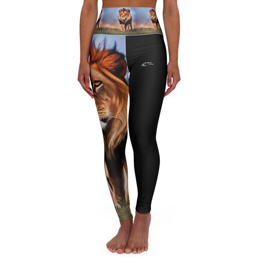 High Waisted Yoga Leggings (AOP)