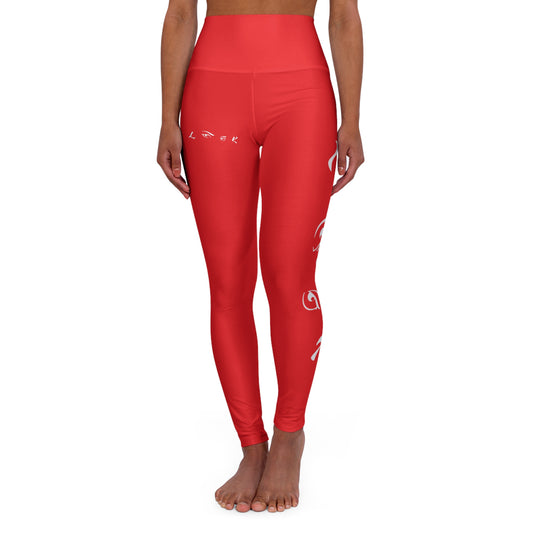 High Waisted Yoga Leggings (AOP)