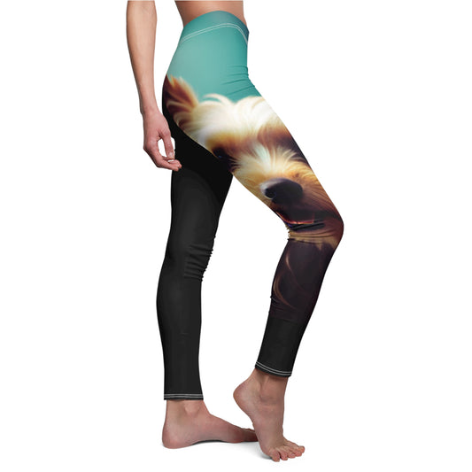 Women's Cut & Sew Casual Leggings (AOP)