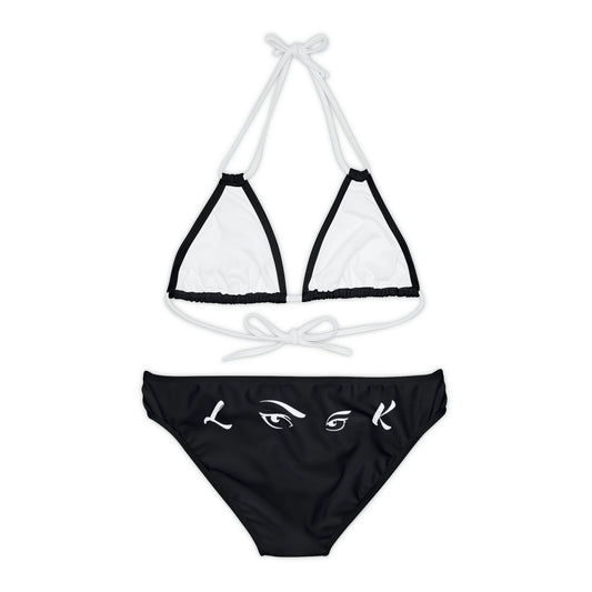 Strappy Bikini Set (AOP)