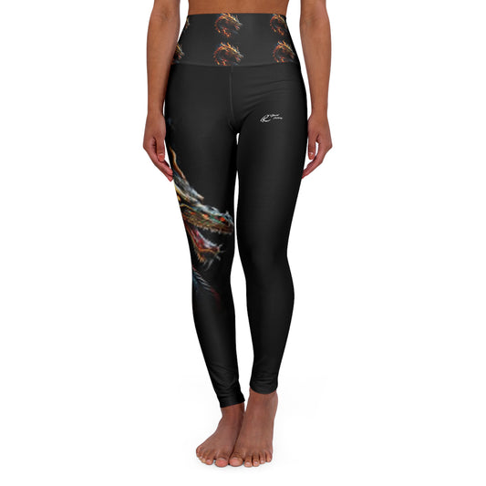 High Waisted Yoga Leggings (AOP)