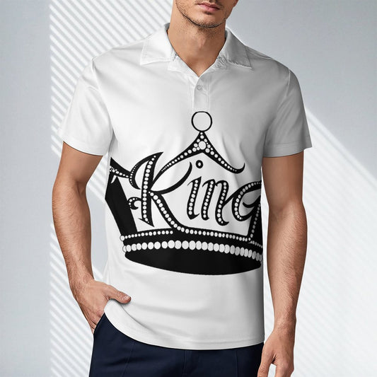 KING Men's POLO T-shirt White