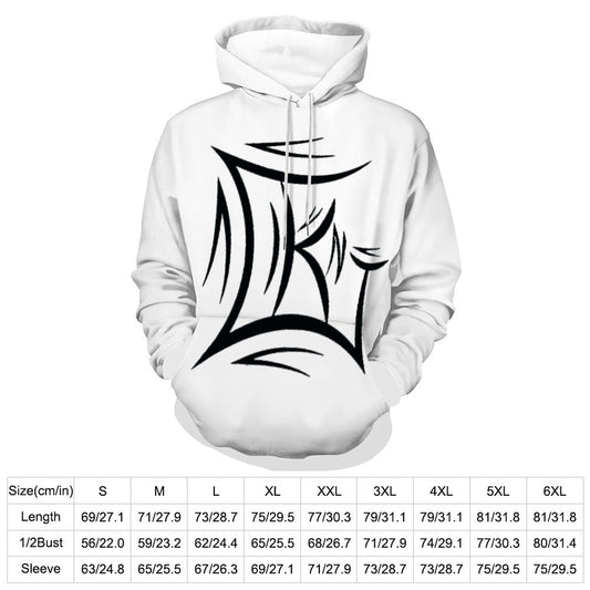 King White Custom Hoodie